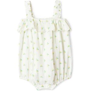 image:imageAmazon Essentials x Sofia Grainge Baby Girls Cotton Gauze Sleeveless RomperIvory Lemon