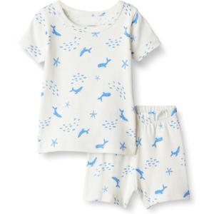 image:imageAmazon Essentials x Sofia Grainge Mommy and Me Short Sleeve Pajama SetIvory Whales