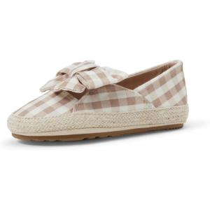 image:imageAmazon Essentials x Sofia Grainge Toddler Girls Cotton Espadrilles with BowTaupe Gingham