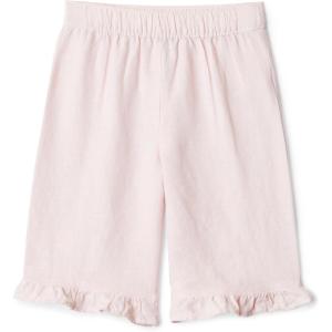 image:imageAmazon Essentials x Sofia Grainge Toddlers and Baby Girls Cotton Linen Wide Leg Pullon Pant with RufflesLight Pink