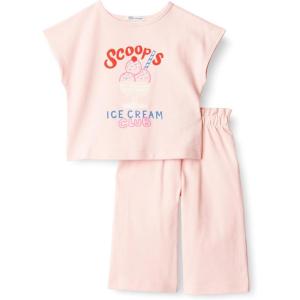 image:imageAmazon Essentials x Sofia Grainge Toddlers and Baby Girls Cotton Pique Short Sleeve TShirt amp Pants Play SetLight Pink Ice Cream