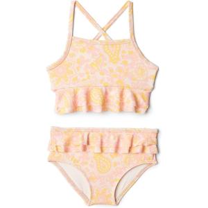 image:imageAmazon Essentials x Sofia Grainge Toddlers and Baby Girls TwoPiece Swimsuit with Crisscross StrapsShell Pink Ornate Paisley