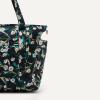 image:imageAmazon Essentials Womens Quilted Cotton Travel Tote Bag Black One SizeBlack Floral