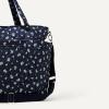 image:imageAmazon Essentials Womens Quilted Cotton Travel Tote Bag Black One SizeNavy Floral