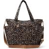 image:imageAmazon Essentials Womens Quilted Cotton Travel Tote Bag Black One SizeAbstract Animal Print