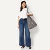 image:imageAmazon Essentials Womens Extra Large Overnight Travel Tote Bag Navy Geo One SizeTan Leopard