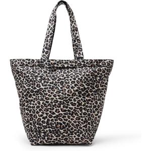 image:imageAmazon Essentials Womens Extra Large Overnight Travel Tote Bag Navy Geo One SizeTan Leopard