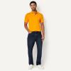image:imageAmazon Essentials Mens Moisture Wicking Golf Polo Shirt Short Sleeve SlimFit QuickDryApricot Orange