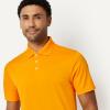 image:imageAmazon Essentials Mens Moisture Wicking Golf Polo Shirt Short Sleeve SlimFit QuickDryApricot Orange