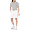 image:imageAmazon Essentials Mens Moisture Wicking Golf Polo Shirt Short Sleeve SlimFit QuickDryLight Grey Heather