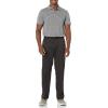 image:imageAmazon Essentials Mens Moisture Wicking Golf Polo Shirt Short Sleeve SlimFit QuickDryMedium Grey Heather Stripe