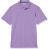 image:imageAmazon Essentials Mens Moisture Wicking Golf Polo Shirt Short Sleeve SlimFit QuickDryPurple Heather