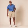 image:imageAmazon Essentials Mens Moisture Wicking Golf Polo Shirt Short Sleeve SlimFit QuickDryWashed Blue