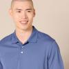 image:imageAmazon Essentials Mens Moisture Wicking Golf Polo Shirt Short Sleeve SlimFit QuickDryWashed Blue