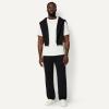 image:imageAmazon Essentials Mens Regular Fit French Terry Open Bottom SweatpantBlack