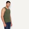 image:imageAmazon Essentials Mens SlimFit Ribbed TankDark OliveDeep Brown