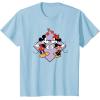 image:imageAmazon Essentials Mickey and Minnie Smiling in Love Valentines Day Short Sleeve TShirtBaby Blue