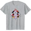 image:imageAmazon Essentials Mickey and Minnie Smiling in Love Valentines Day Short Sleeve TShirtHeather Grey