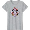 image:imageAmazon Essentials Mickey and Minnie Smiling in Love Valentines Day Short Sleeve TShirtHeather Grey
