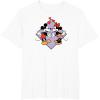 image:imageAmazon Essentials Mickey and Minnie Smiling in Love Valentines Day Short Sleeve TShirtWhite