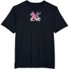image:imageAmazon Essentials Stitch and Angel Love Valentines Day TShirtBlack