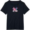 image:imageAmazon Essentials Stitch and Angel Love Valentines Day TShirtBlack