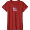 image:imageAmazon Essentials Stitch and Angel Love Valentines Day TShirtCranberry Red