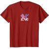 image:imageAmazon Essentials Stitch and Angel Love Valentines Day TShirtCranberry Red