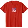 image:imageAmazon Essentials Stitch and Angel Love Valentines Day TShirtRed