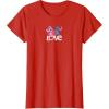 image:imageAmazon Essentials Stitch and Angel Love Valentines Day TShirtRed