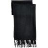 image:imageAmazon Essentials Unisex Adults Oversized Woven Scarf with FringeBlack