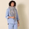 image:imageAmazon Essentials Unisex Adults Oversized Woven Scarf with FringeGrey Heather