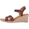 image:imageAmazon Essentials Womens Ankle Strap Espadrille Wedge SandalBrown
