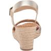 image:imageAmazon Essentials Womens Ankle Strap Espadrille Wedge SandalGold