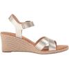 image:imageAmazon Essentials Womens Ankle Strap Espadrille Wedge SandalGold