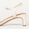 image:imageAmazon Essentials Womens Ankle Strap Low Heel SandalsEcru Faux Leather