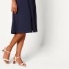 image:imageAmazon Essentials Womens Ankle Strap Low Heel SandalsEcru Faux Leather