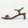 image:imageAmazon Essentials Womens Ankle Strap Low Heel SandalsLeopard Faux Suede