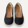 image:imageAmazon Essentials Womens Belice Comfortable SlipOn Ballet Flats ShoesBlack  Microsuede