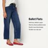 image:imageAmazon Essentials Womens Belice Comfortable SlipOn Ballet Flats ShoesBright Poppy Red