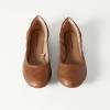 image:imageAmazon Essentials Womens Belice Comfortable SlipOn Ballet Flats ShoesChestnut Brown Faux Leather