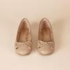 image:imageAmazon Essentials Womens Comfortable Round Toe Ballet Flats with BowBeige