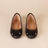 image:imageAmazon Essentials Womens Comfortable Round Toe Ballet Flats with BowBlack