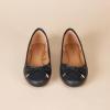 image:imageAmazon Essentials Womens Comfortable Round Toe Ballet Flats with BowNavy