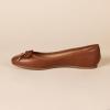 image:imageAmazon Essentials Womens Comfortable Round Toe Ballet Flats with BowTan