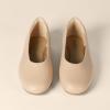 image:imageAmazon Essentials Womens Glove Ballet Flats Dress ShoesBeige Faux Leather