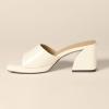 image:imageAmazon Essentials Womens Platform Block Heel Mule SandalsCream Faux Crocodile