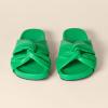 image:imageAmazon Essentials Womens Twist Slide Sandal Slip On SummerGreen