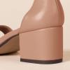 image:imageAmazon Essentials Womens Two Strap Ankle Strap Block Heel SandalBeige