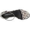 image:imageAmazon Essentials Womens Two Strap Ankle Strap Block Heel SandalBlack White Faux Snake Skin